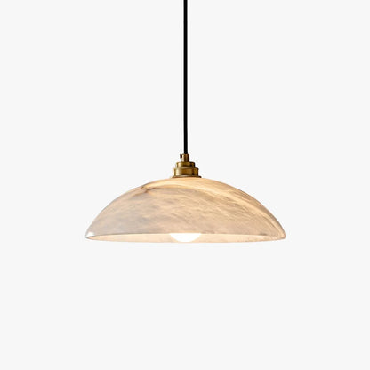 Pendelleuchte aus Marmor und Kupfer für das Esszimmer